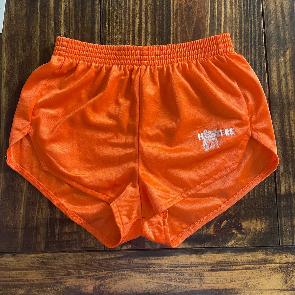Hooters GirlVintage Uniform Orange Shorts Halloween